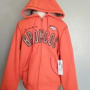 Denver broncos women large sweater